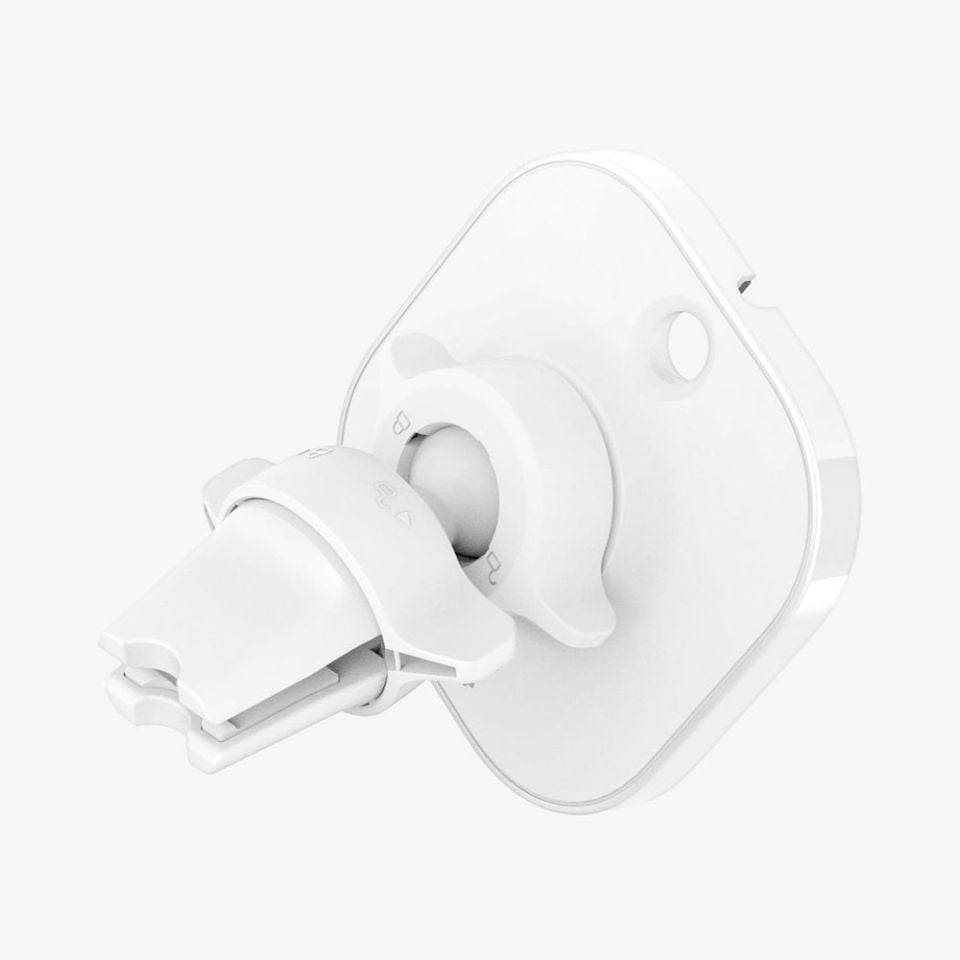 Spigen Mag Fit Araç Tutucu for MagSafe Şarj Aleti iPhone 15 / iPhone 14 / iPhone 13 / iPhone 12 Serisi ile Uyumlu (MagSafe Dahil Değildir) White