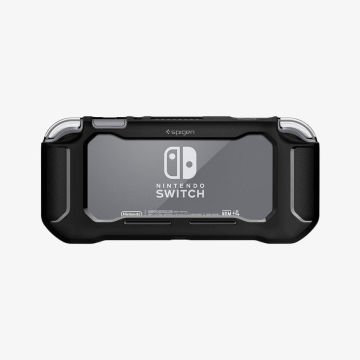 ﻿Spigen Nintendo Switch Lite ile Uyumlu Kılıf Rugged Armor Black Matte Black