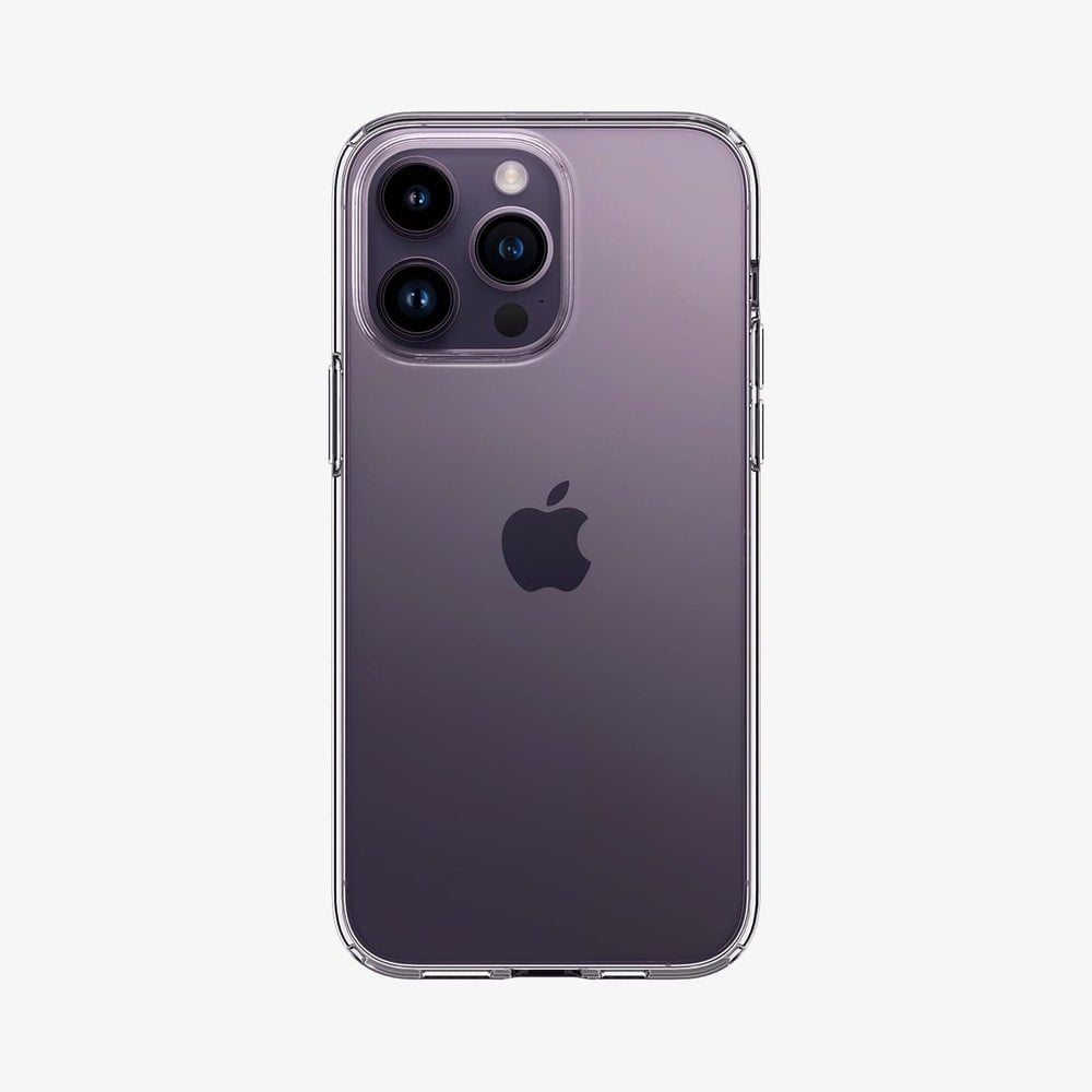 iPhone 14 Pro Kılıf, Spigen Liquid Crystal 4 Tarafı Tam Koruma Crystal Clear