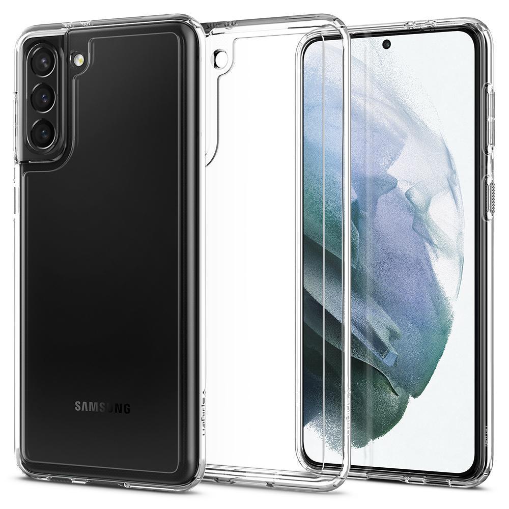 Galaxy S21 Plus Kılıf, Spigen Ultra Hybrid Crystal Clear