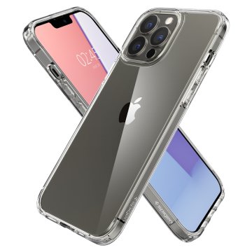 iPhone 13 Pro Kılıf, Spigen Crystal Hybrid Crystal Clear