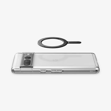 Spigen Magnet Ring Plate (MagFit) MagSafe Özelliği Kazandırma Plakası Carbon