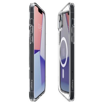 iPhone 14 Plus Kılıf, Spigen Crystal Hybrid MagFit (MagSafe Uyumlu) White