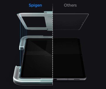 Galaxy Tab S8 / S7 Cam Ekran Koruyucu Kolay Kurulum, Spigen GLAS.tR EZ Fit Slim HD