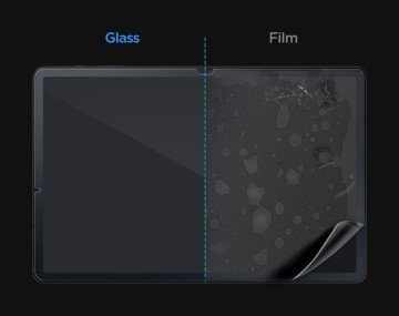 Galaxy Tab S8 Plus / S7 Plus Cam Ekran Koruyucu Kolay Kurulum, Spigen GLAS.tR EZ Fit Slim HD
