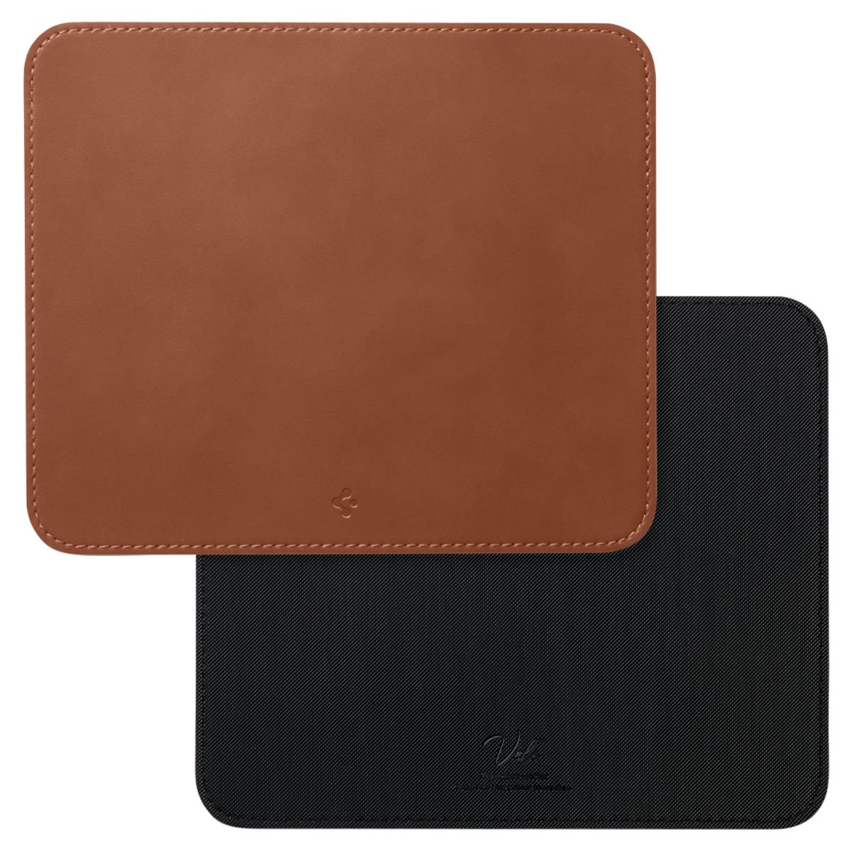 Spigen Regnum LD301 Orta Boy 25 x 21 Cm Mouse Pad (Velo Vegan Leather Technology) Brown