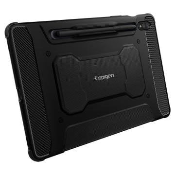 Galaxy Tab S8 / S7 Kılıf, Spigen Rugged Armor Pro Black