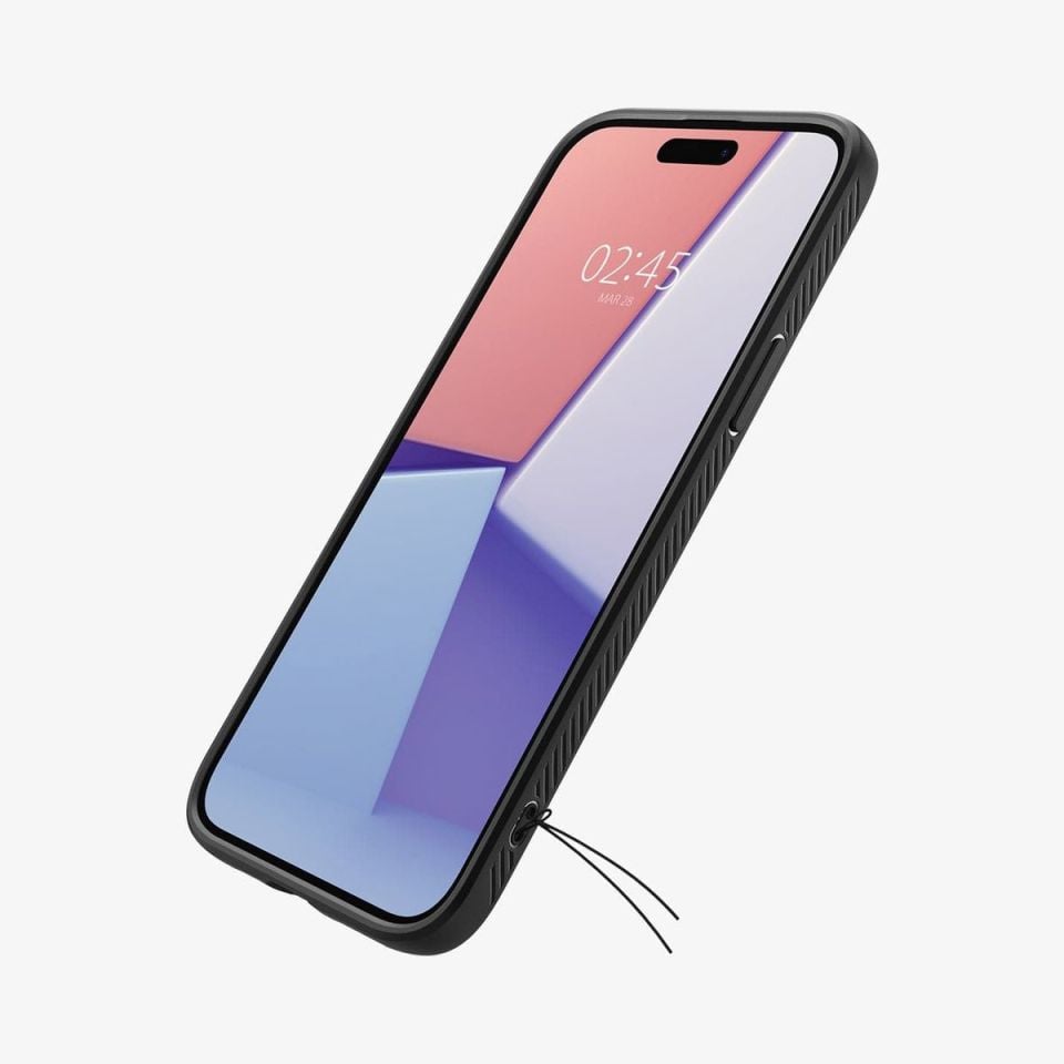 iPhone 15 Plus Kılıf, Spigen Liquid Air Matte Black