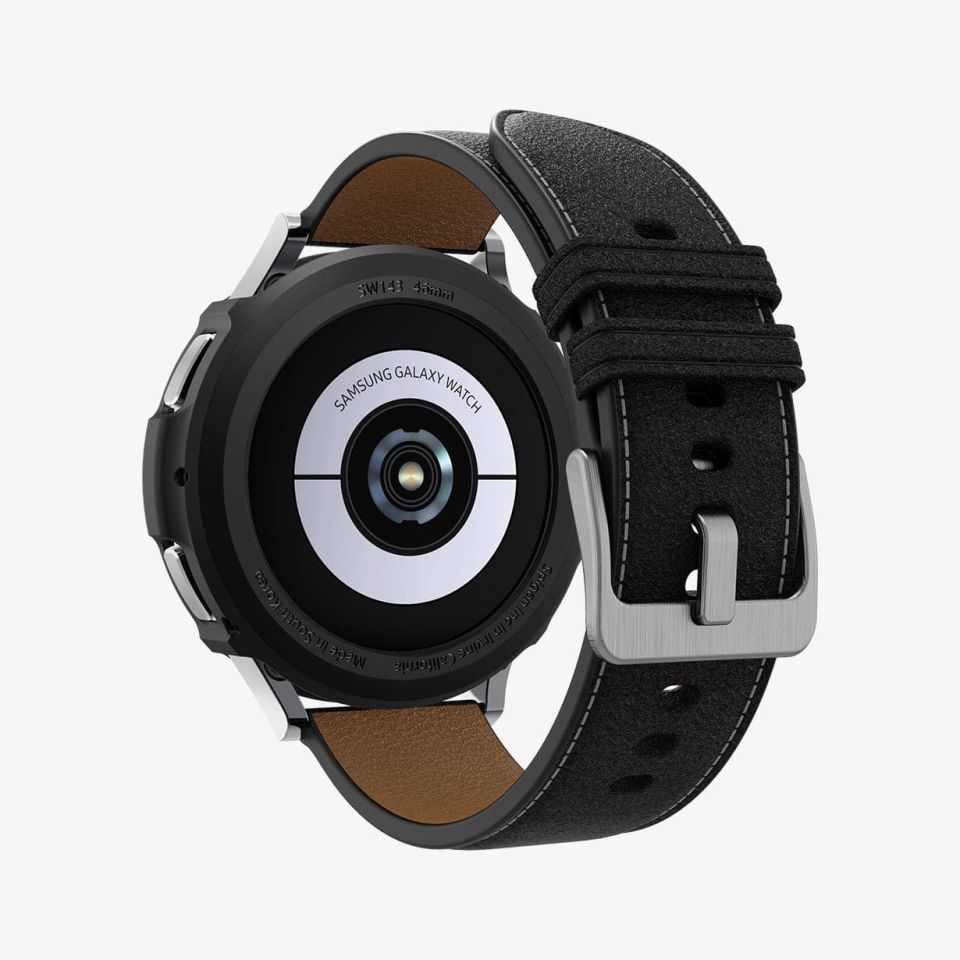 Galaxy Watch 4 Classic (46mm) Kılıf, Spigen Liquid Air Matte Black