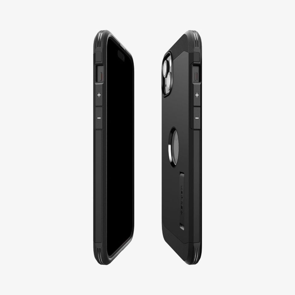 iPhone 15 Plus Kılıf, Spigen Tough Armor Magfit (Magsafe Uyumlu) Black