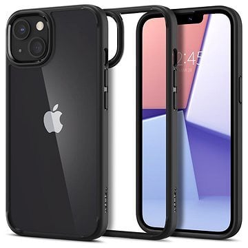 iPhone 13 Kılıf, Spigen Crystal Hybrid Matte Black