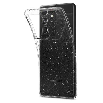 Galaxy S21 Ultra Kılıf, Spigen Liquid Crystal Glitter Crystal Quartz