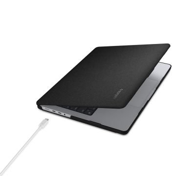 MacBook Pro 16'' M2(2023) / M1(2021) ile Uyumlu Kılıf, Spigen Urban Fit Black