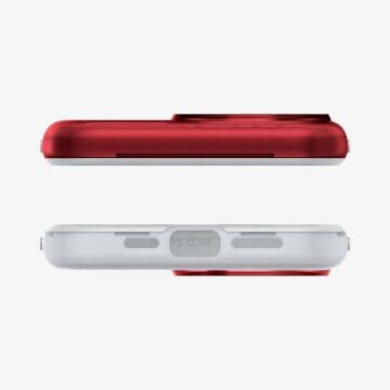 iPhone 15 Pro Kılıf, Spigen Classic C1 iMac G3 Desing Magfit (MagSafe Uyumlu) Ruby
