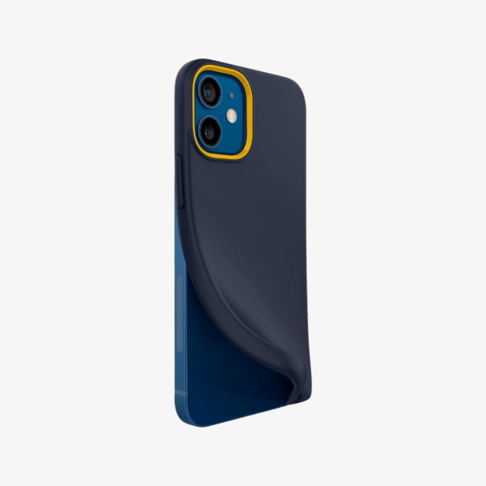 iPhone 12 / iPhone 12 Pro Kılıf, Caseology Nano Pop (Silikon) Classic Blue