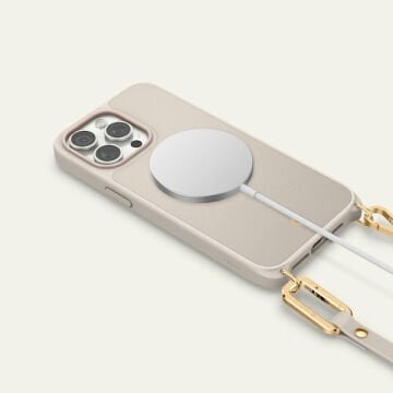 iPhone 15 Pro Kılıf, Ciel by Cyrill Classic Charm Mag (MagSafe Uyumlu) Cream