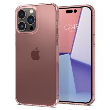iPhone 14 Pro Max Kılıf, Spigen Crystal Flex Rose Crystal