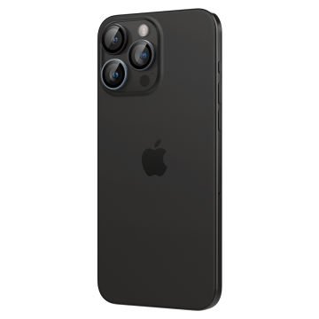 iPhone 15 Pro Max / iPhone 15 Pro / iPhone 14 Pro Max Kamera Lens Cam Ekran Koruyucu, Spigen Glas.tR EZ Fit Optik Pro (2 Adet) Zero One Edition