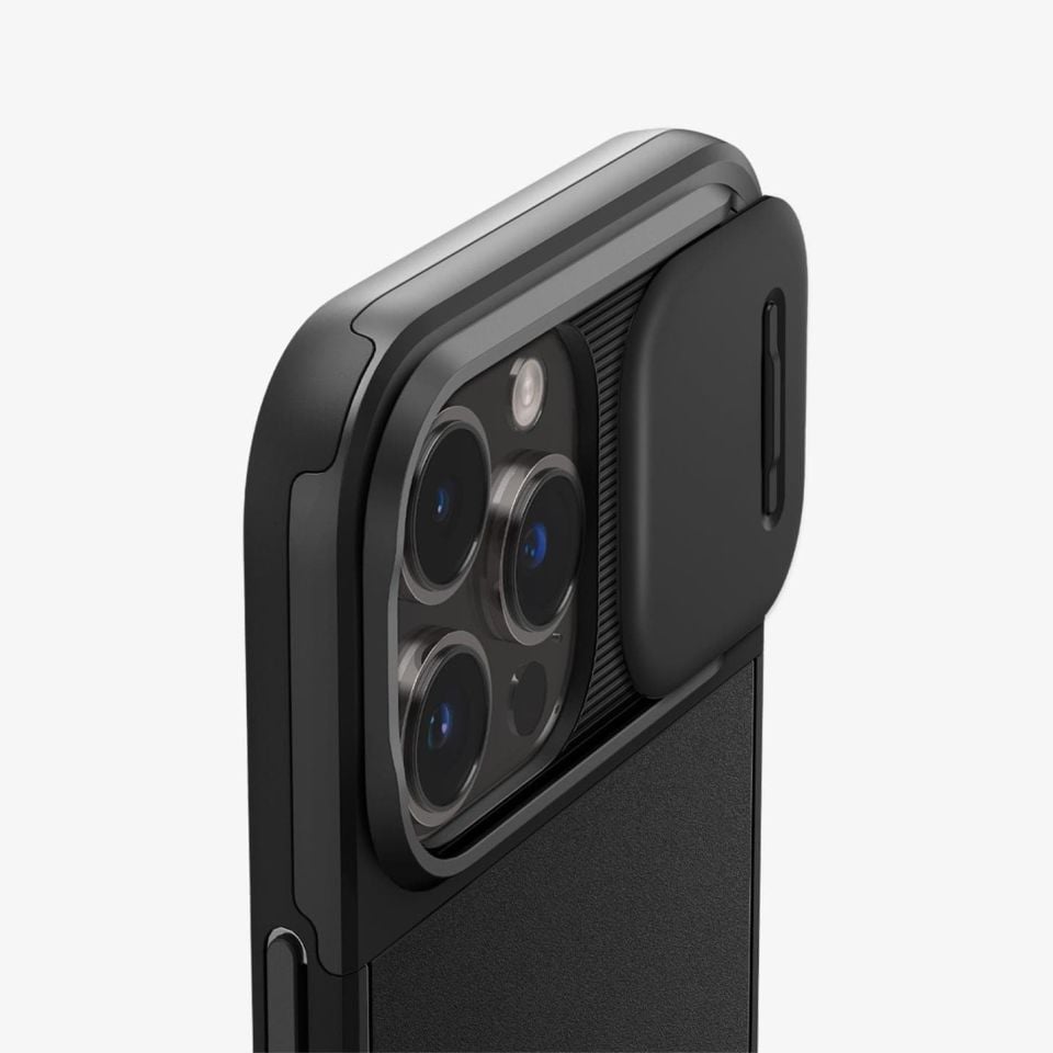 iPhone 14 Pro Max Kılıf, Spigen Optik Armor MagFit (MagSafe Uyumlu) Black