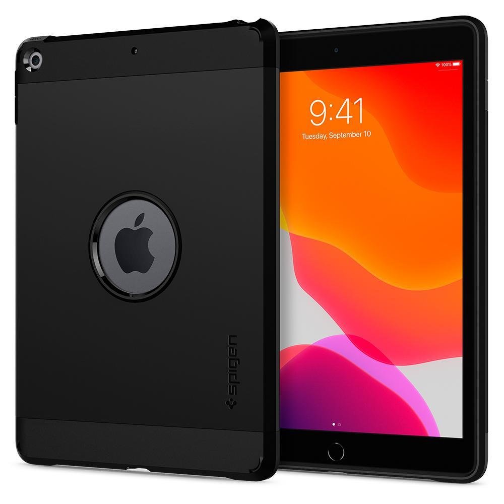 Apple iPad 10.2'' WIFI 9.Nesil (2021) / 8.Nesil (2020) / 7.Nesil (2019) Kılıf, Spigen Tough Armor Black