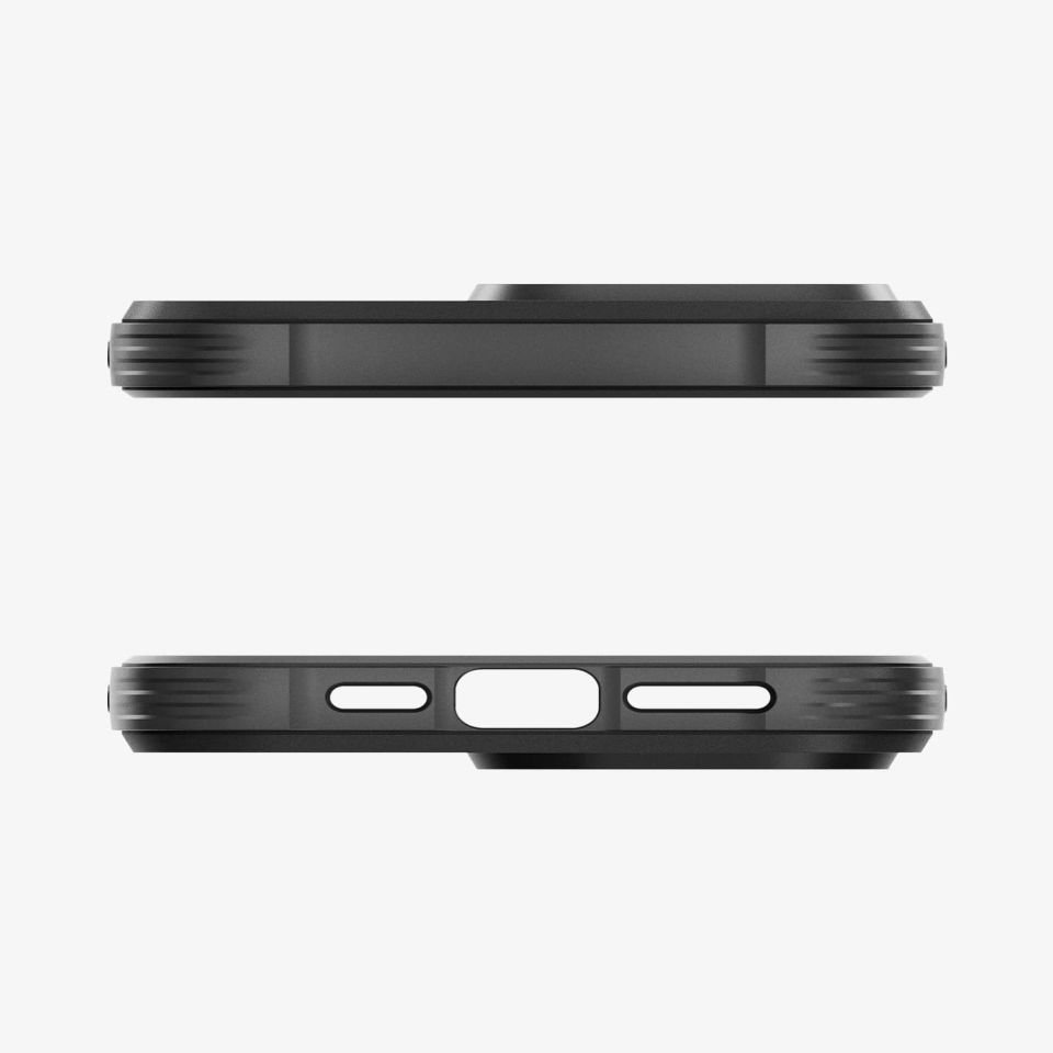 iPhone 15 Pro Kılıf, Spigen Rugged Armor Mag (MagSafe Uyumlu) Matte Black