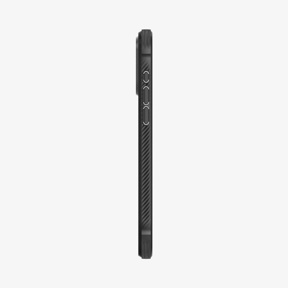 iPhone 15 Pro Kılıf, Spigen Rugged Armor Mag (MagSafe Uyumlu) Matte Black