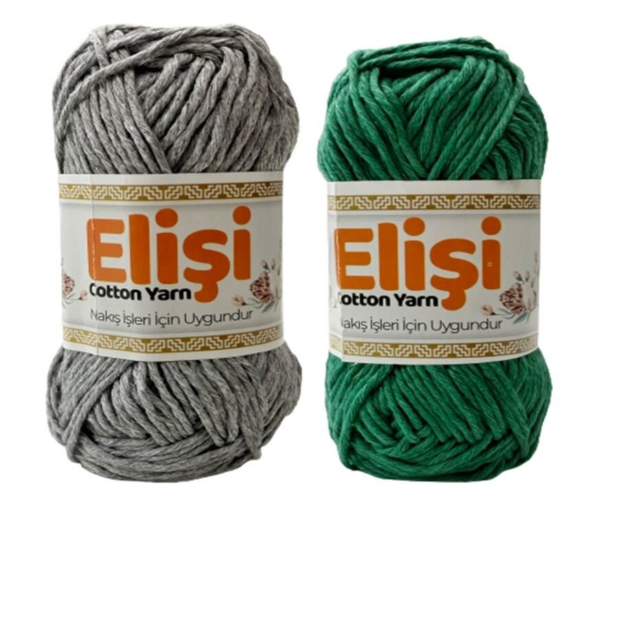 Elişi Cotton Yarn Amigurumi Punch El Örgü İpliği 25 gr