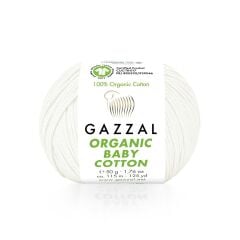 Gazzal Organic Baby Cotton 50gr - Örgü Yünü