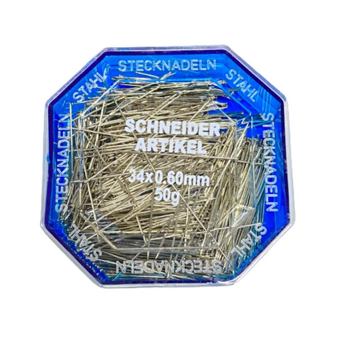 Schneider Toplu İğne 50 gr Mavi Kutu