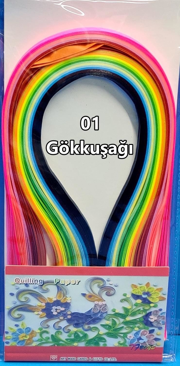 Quilling Seti 16 renk 40cm