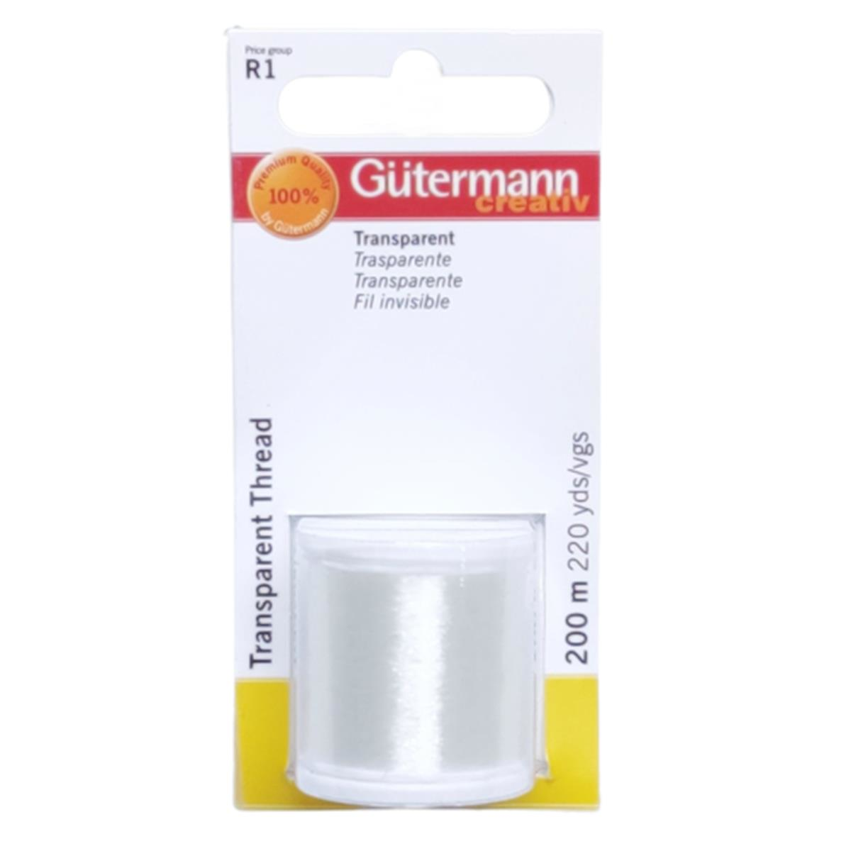 Gütermann Şeffaf Hayalet Transparan Dikiş İpi 200m Gutermann gutti01