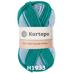 Kartopu Elite Wool Grande Prints El Örgü İpi