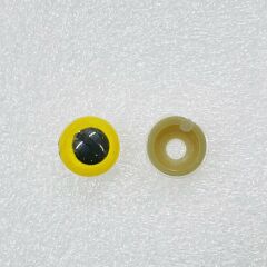 Vidalı Göz - Sarı - 5 Çift - Kilitli - Amigurumi