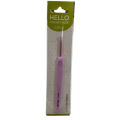 Hello Crochet Hook Silikon Saplı Yün Tığ