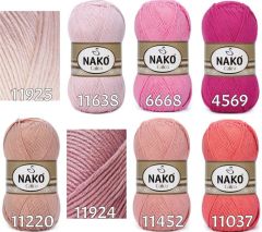 Nako Calico Pamuk Cotton El Örgü İpi İpliği Yünü