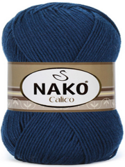 Nako Calico Pamuk Cotton El Örgü İpi İpliği Yünü