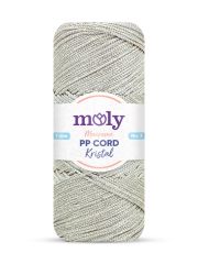 Moly PP Cord Kristal Simli Polyester Makrome  El Örgü İpi 200 gr