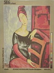 Seg Baskılı Goblen 929 435 Jeanne Modigliani 45x60cm Tablo Pano