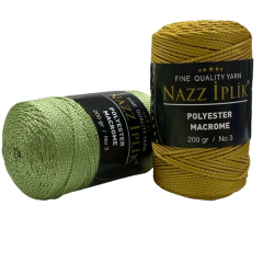 Nazz Polyester Makrome El Örgü İpi 200 gr