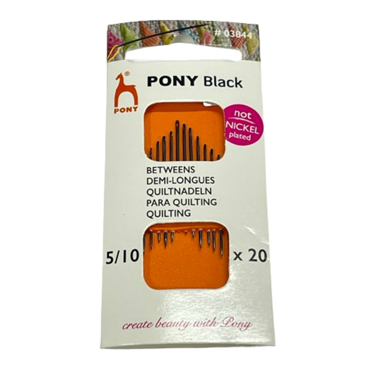 Pony Siyah Quilting İğnesi No:5-10 03844