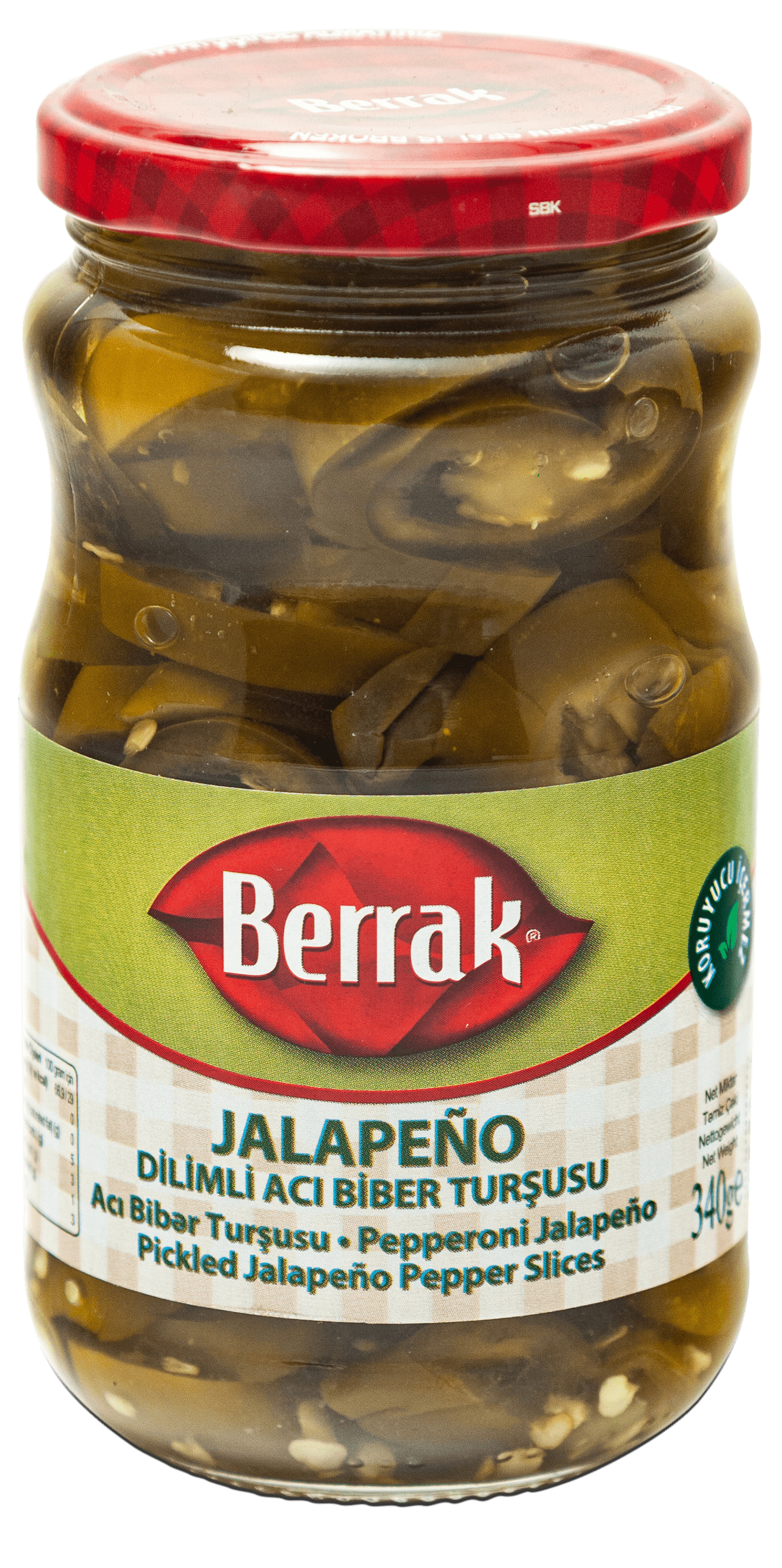 Berrak Jalapeno Biber Turşusu 370 ml