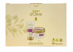 Dalan D'Olive Besleyici Hızlı Emilen Organik Üzüm Çekirdeği Krem 360 ml+ 60 ml