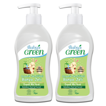 2'Lİ SET Organik BEBEK Banyo Jeli - 500ml*2 EcoCosmos