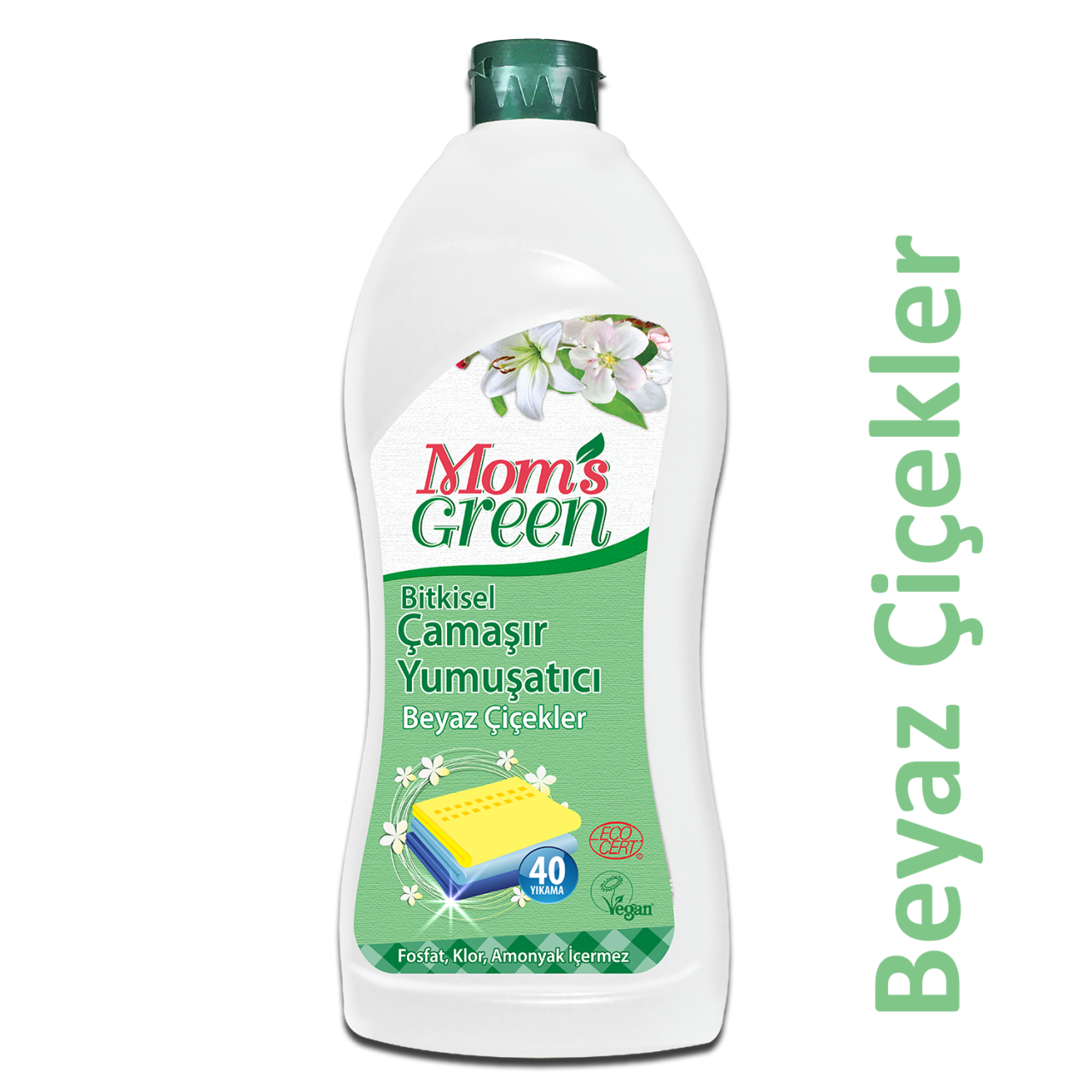 Bitkisel Çamaşır Yumuşatıcı - BEYAZ ÇİÇEKLER ECO 40 Yıkama