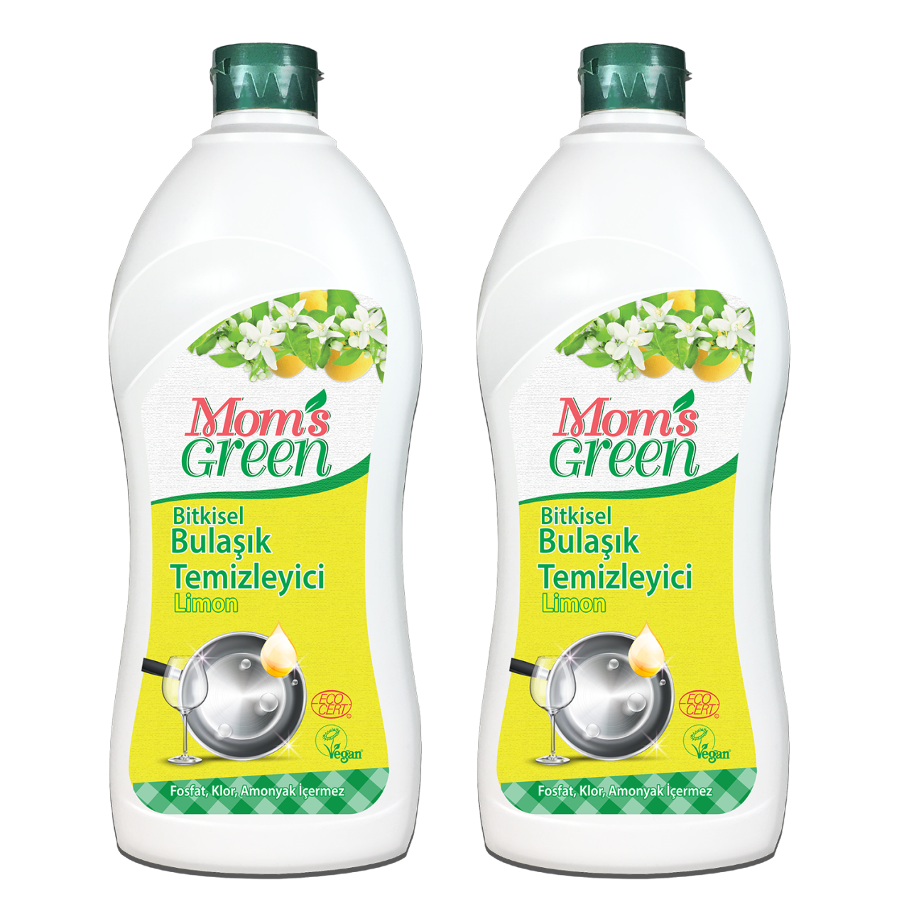 2'li Set- 750 ml Bitkisel Bulaşık Temizleyici LİMON - (2 x 750 ml)