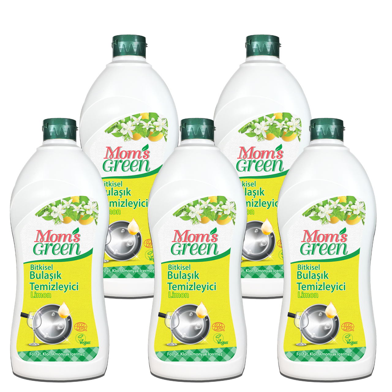 5'li Set Bitkisel Bulaşık Temizleyici LİMON - ECO