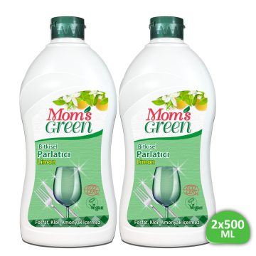 2'li Set Bitkisel Limonlu Bulaşık Makinesi Parlatıcı ECO