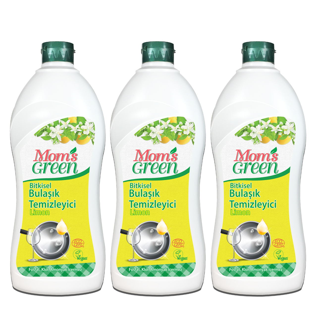 3'lü Set Bitkisel Bulaşık Temizleyici LİMON - ECO