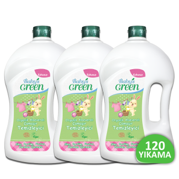 3'lü Set Organik Aloe Veralı Bebek Çamaşır Temizleyici 120 Yıkama  - ECO
