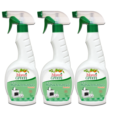 3'lü Set Bitkisel Mutfak Temizleyici Portakal  - ECO 750 ml